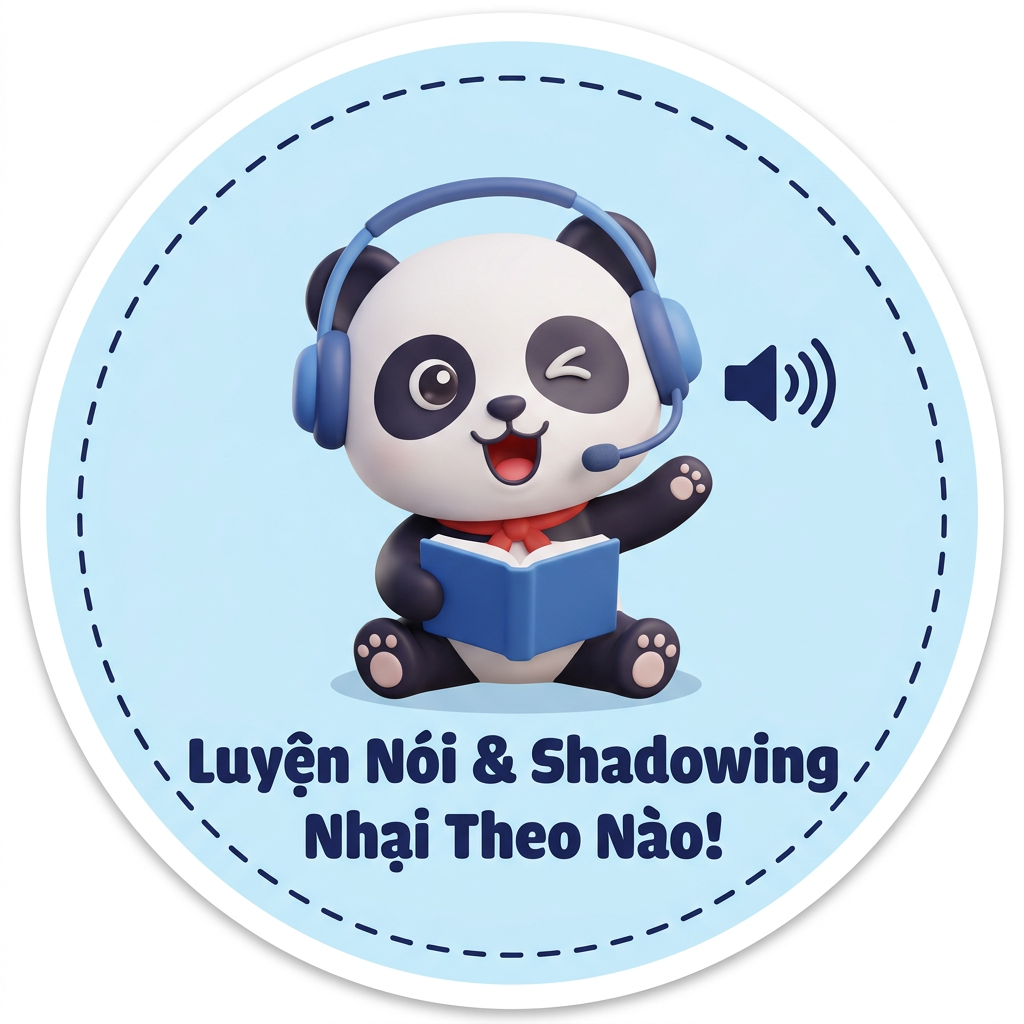 Luyện Nói & Shadowing — Nhại Theo Nào!